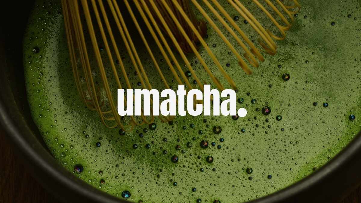 Freshly whisked Umatcha matcha