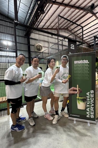 On-site Umatcha service at a padel event