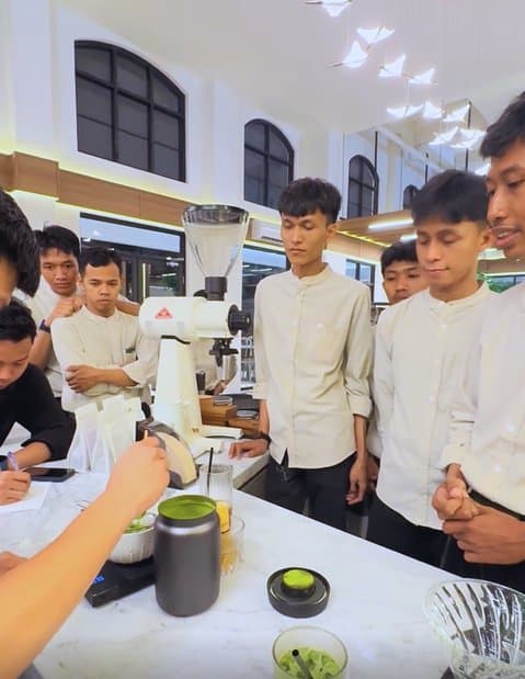 Barista training and menu consultation